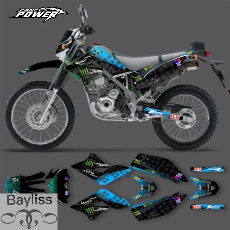 並行輸入品】パワーゾーン KLX 新スタイルグラフィックカワサキ KLX125