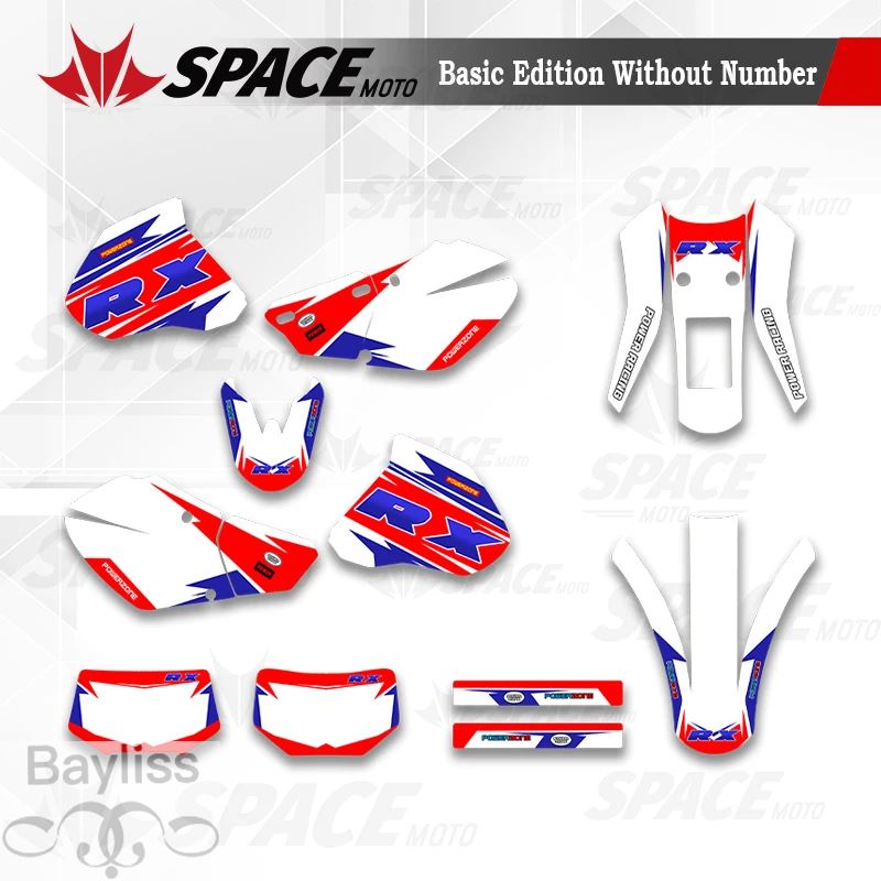 並行輸入品】スペースホンダ 96-04XR250 バイクグラフィック背景