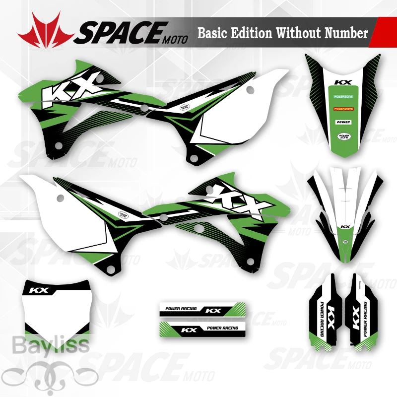 並行輸入品】スペースモト グラフィック背景デカールステッカー バイク
