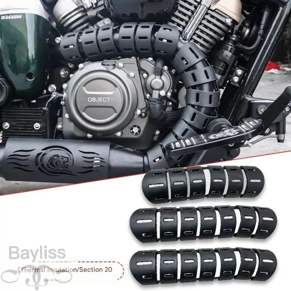 並行輸入品】BENDA ナポレオンボブ 250 マフラーヒートシールド