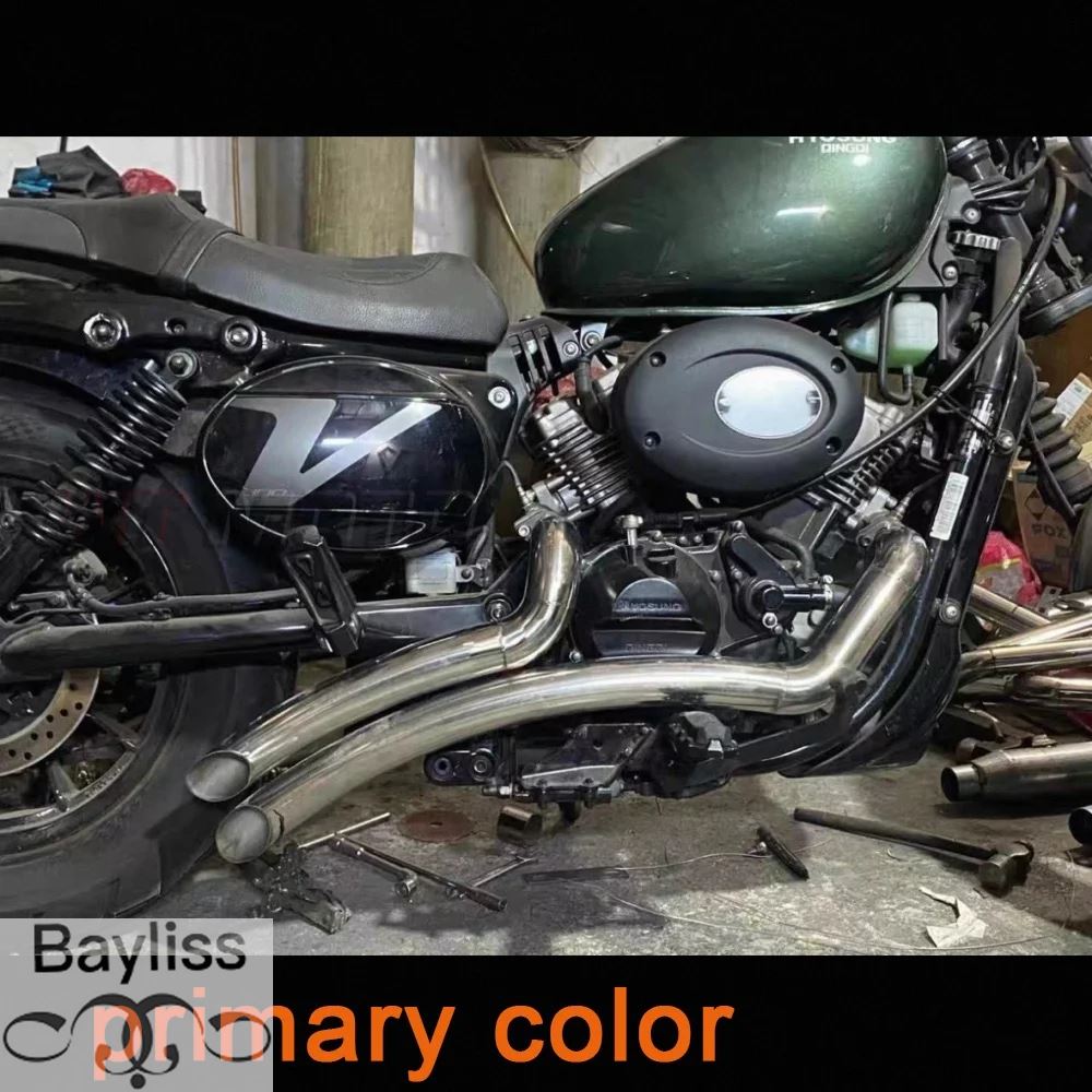 並行輸入品】HYOSUNG GV300s ステンレス斜めマフラー Hyosung gvs300