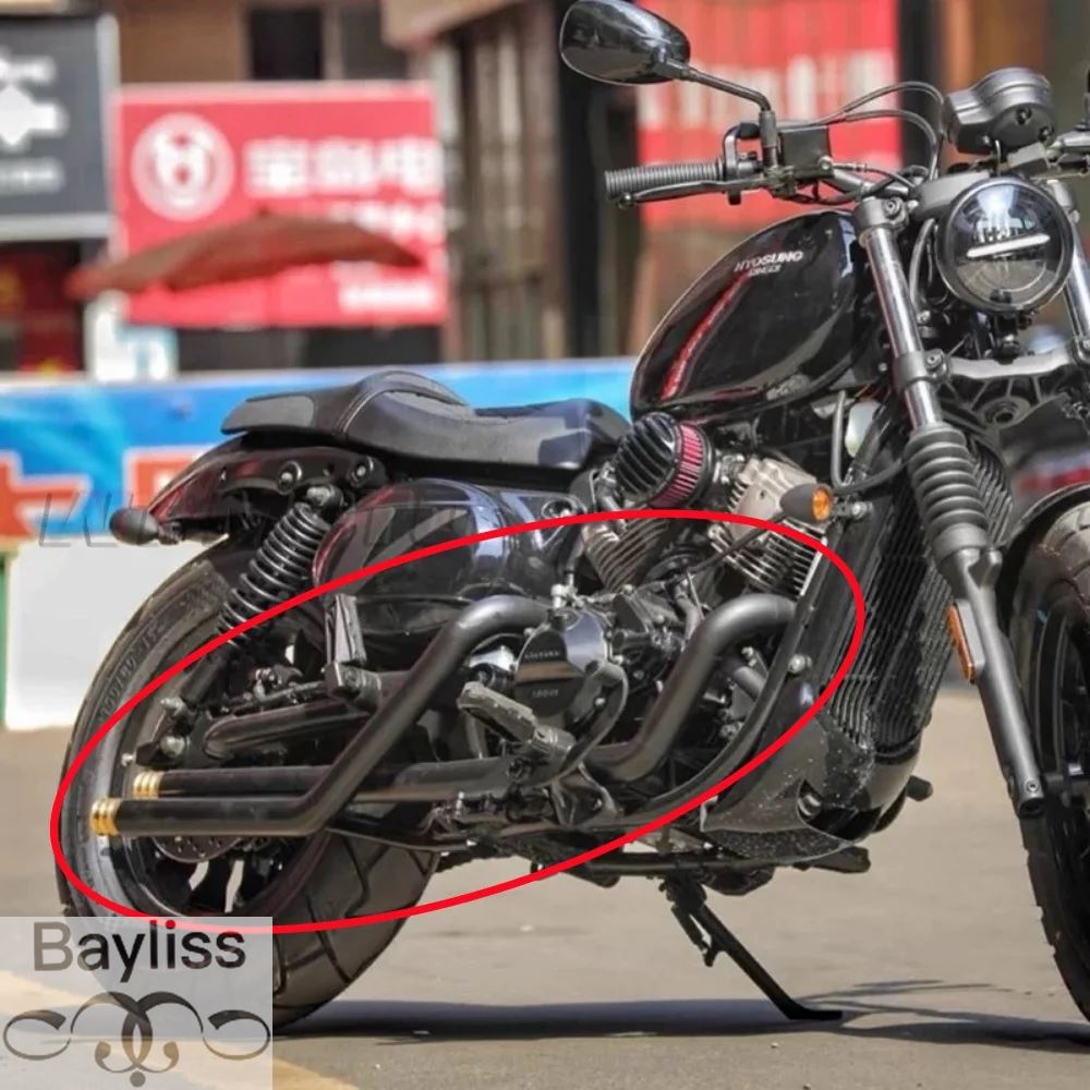 写真を見て下さい 並行輸入品】HYOSUNG GV300s GV125s デュアルエキゾーストパイプ