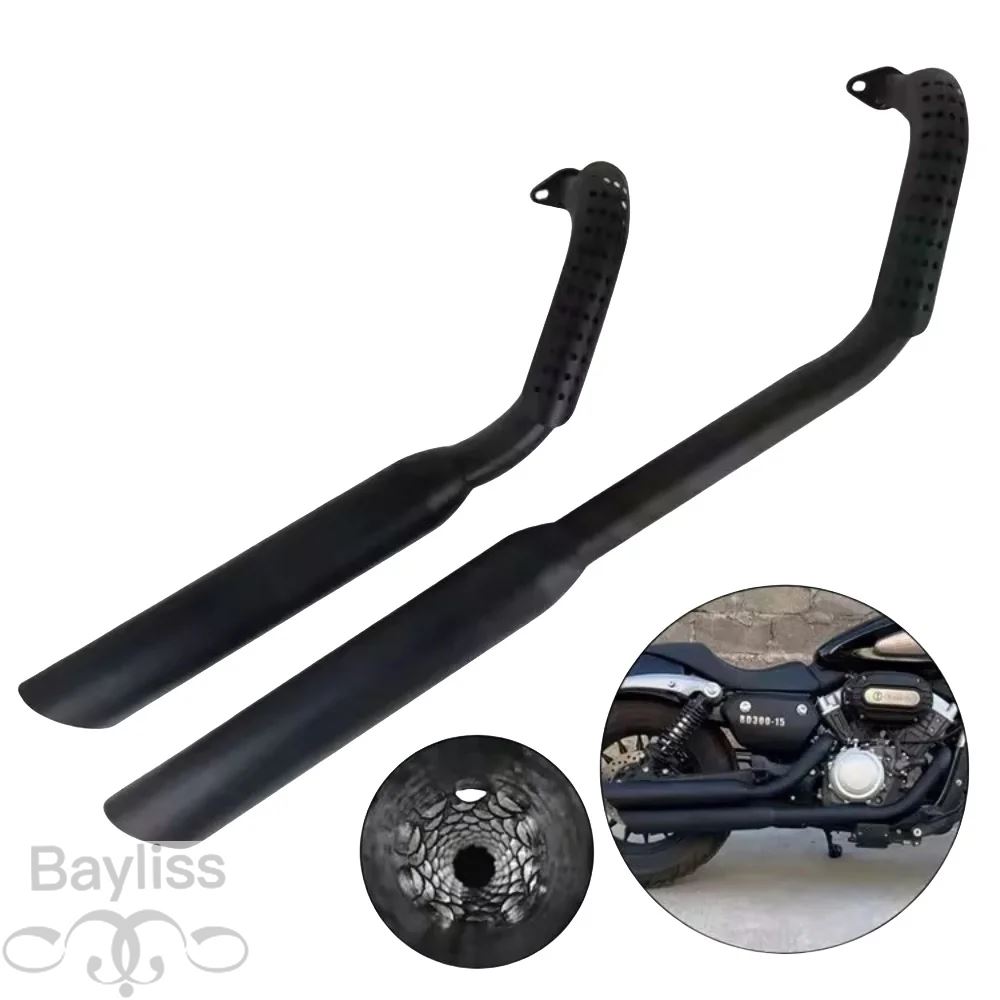 並行輸入品】QJMOTOR QJ SRV 300 350 VS カスタムエキゾーストパイプ