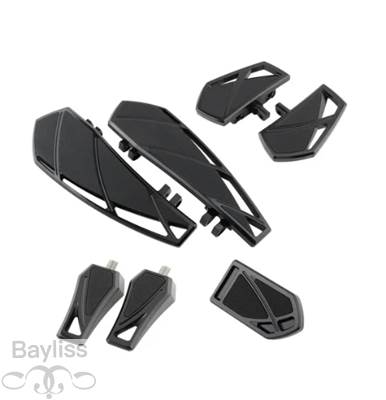 【並行輸入品】 バイクフロアボード ハーレーナソフテイル Phantalshift フットペグ ブレーキペダル交換用の画像