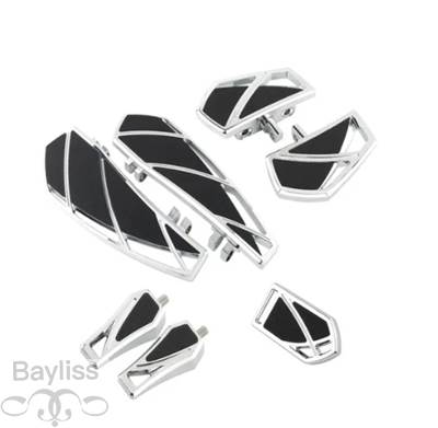 【並行輸入品】 バイクフロアボード ハーレーナソフテイル Phantalshift フットペグ ブレーキペダル交換用の画像