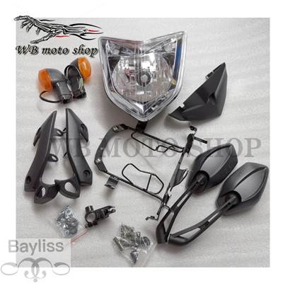 【並行輸入品】 ヘッドライト用FZ-1 FZ1 n 2006-2015ヤマハFZ1Nウィンカー光ミラーブラケットハウジング2007 2008 2009 2010 2011の画像
