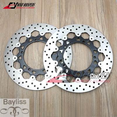 【並行輸入品】 ヤマハ用バイク 二輪ブレーキディスク 320mm YZF-R1 yzf r1 2004 2005 2006 2017-2022 yzf r6 2015-2022 MT-10 2016-2022の画像