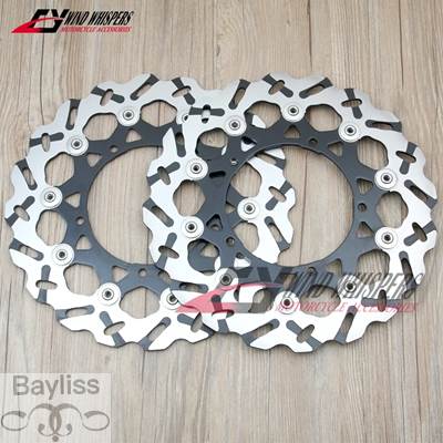 【並行輸入品】 ヤマハ用バイク 二輪ブレーキディスク 320mm YZF-R1 yzf r1 2004 2005 2006 2017-2022 yzf r6 2015-2022 MT-10 2016-2022の画像