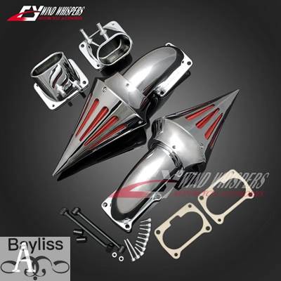 【並行輸入品】 バイクデュアルスパイクエアクリーナースズキブルバード M109 M109R 2006-12 洗えるエアフィルター吸気キットイントルーダー VZR 1800の画像