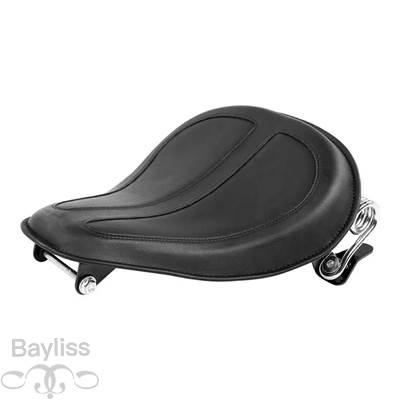 【並行輸入品】 ハーレースポーツスターxl 883 1200 sportster 1200 883 2004-2006用スプリングマウントブラケット付きソロライダーシートの画像