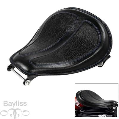 【並行輸入品】 ハーレースポーツスターxl 883 1200 sportster 1200 883 2004-2006用スプリングマウントブラケット付きソロライダーシートの画像