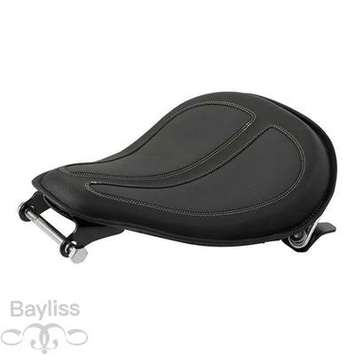 【並行輸入品】 ハーレースポーツスターxl 883 1200 sportster 1200 883 2004-2006用スプリングマウントブラケット付きソロライダーシートの画像