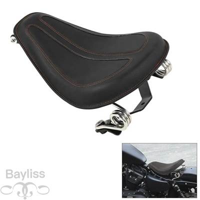 【並行輸入品】 ハーレースポーツスターxl 883 1200 sportster 1200 883 2004-2006用スプリングマウントブラケット付きソロライダーシートの画像