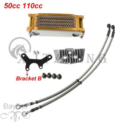 並行輸入品】 バイク用汎用オイルクーラーキット バイク 二輪オイル
