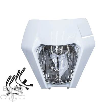並行輸入品】 汎用バイク 二輪ヘッドライト スーパーモタード
