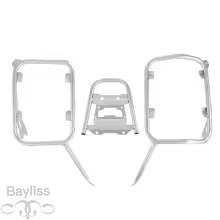 【並行輸入品】 バイクサドルバッグ リアケース ステンレス サイドボックスブラケット テールバッグ ラゲッジホルダー g310gs g 310 gs 2017-2023の画像