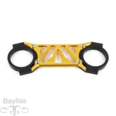 【並行輸入品】 カワサキzrx1200r 2001-2008 zrx1200s 2001 2002 2003 2004 2005ゴールド用フロントフォークスタビライザーの画像