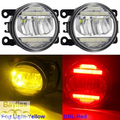 並行輸入品】 LEDカーフロントバンパー フォグライト ランニングランプ