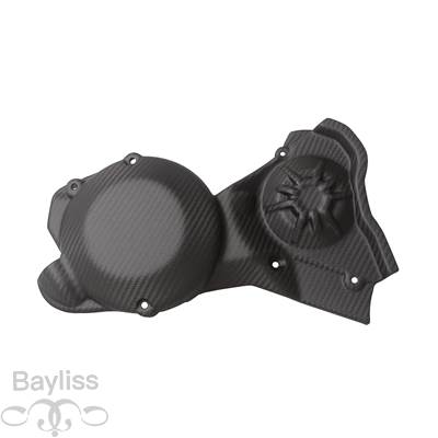 【並行輸入品】 カーボンエンジンカバー 車両カバー aprilia rsv4 r/rr/f tuonov4 2009-2023用の画像