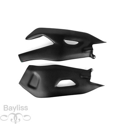 【並行輸入品】 リアルカーボンバイクフレームカバースイングカバースイングアーム保護マットカバー ''forヤマハyzf R1 2015 2016 2017 2018