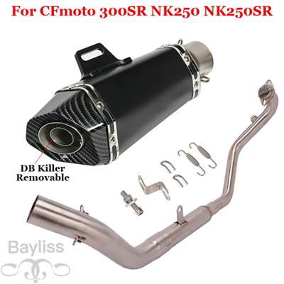 【並行輸入品】 バイク 二輪用エキゾーストサイレンサー cfoto nk250 nk250sr nk300 nk300sr 300sr用エキゾーストパイプ_10
