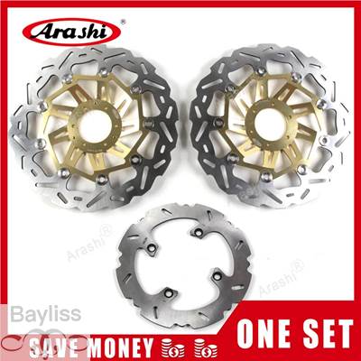 【並行輸入品】 嵐1セットホンダcrf lアフリカツインadv abs 1000 2018 2019 cncフローティングフロントリアブレーキディスクローターCRF1000L CRF-L1000_3