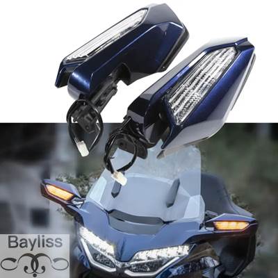 【並行輸入品】 バイク 二輪ミラー ウィンカーライトレンズ ホンダgoldwing gl1800 2018-2023_3