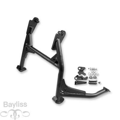 【並行輸入品】 バイクセンタースタンド サポートブラケット 黒アクセサリー cfmoto 450 mt 450-mt 450mtの画像