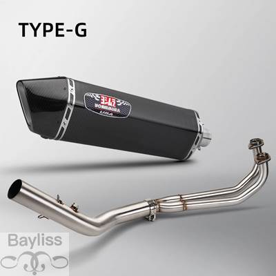 【並行輸入品】 バイク 二輪用エキゾーストシステム サイム Ll500用スリップオンチューブ リンクパイプ接続 オリジナル フルチタンの画像