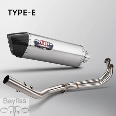 【並行輸入品】 バイク 二輪用エキゾーストシステム サイム Ll500用スリップオンチューブ リンクパイプ接続 オリジナル フルチタンの画像
