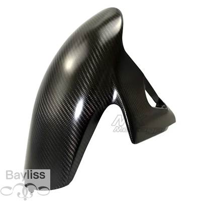 【並行輸入品】 バイクフロントフェンダー カーボン ホイールガード マッドフラップフェアリング ドゥカティパニガーレ ストリートファイターv2 v4 v4s v4r 20の画像