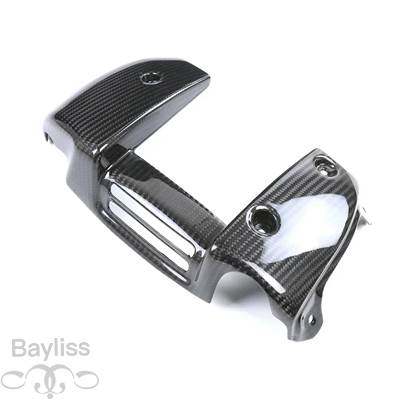 【並行輸入品】 バイク用カーボンフロントスポイラー ラジエーターチンカバー アンダーサイドプレート ハーレースポーツスターs 1250 rh 1250s 2021 2022 2023の画像