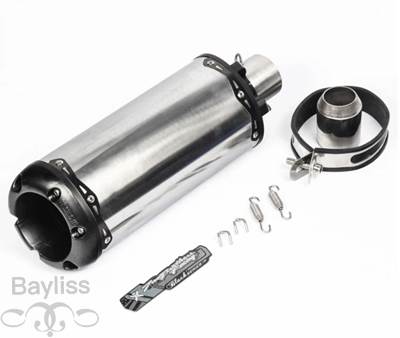【並行輸入品】 汎用バイク 二輪カーボンエキゾーストパイプ バイク 二輪エキゾースト 2つマフラーユニット 51mm cbr600 z900 gsxr150 cbr300 r11 r6の画像