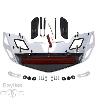 【並行輸入品】 ホンダゴールドウイング1800 gl1800 2021-2023 LEDブレーキライト付きバイクリアトランクラゲッジラックの画像