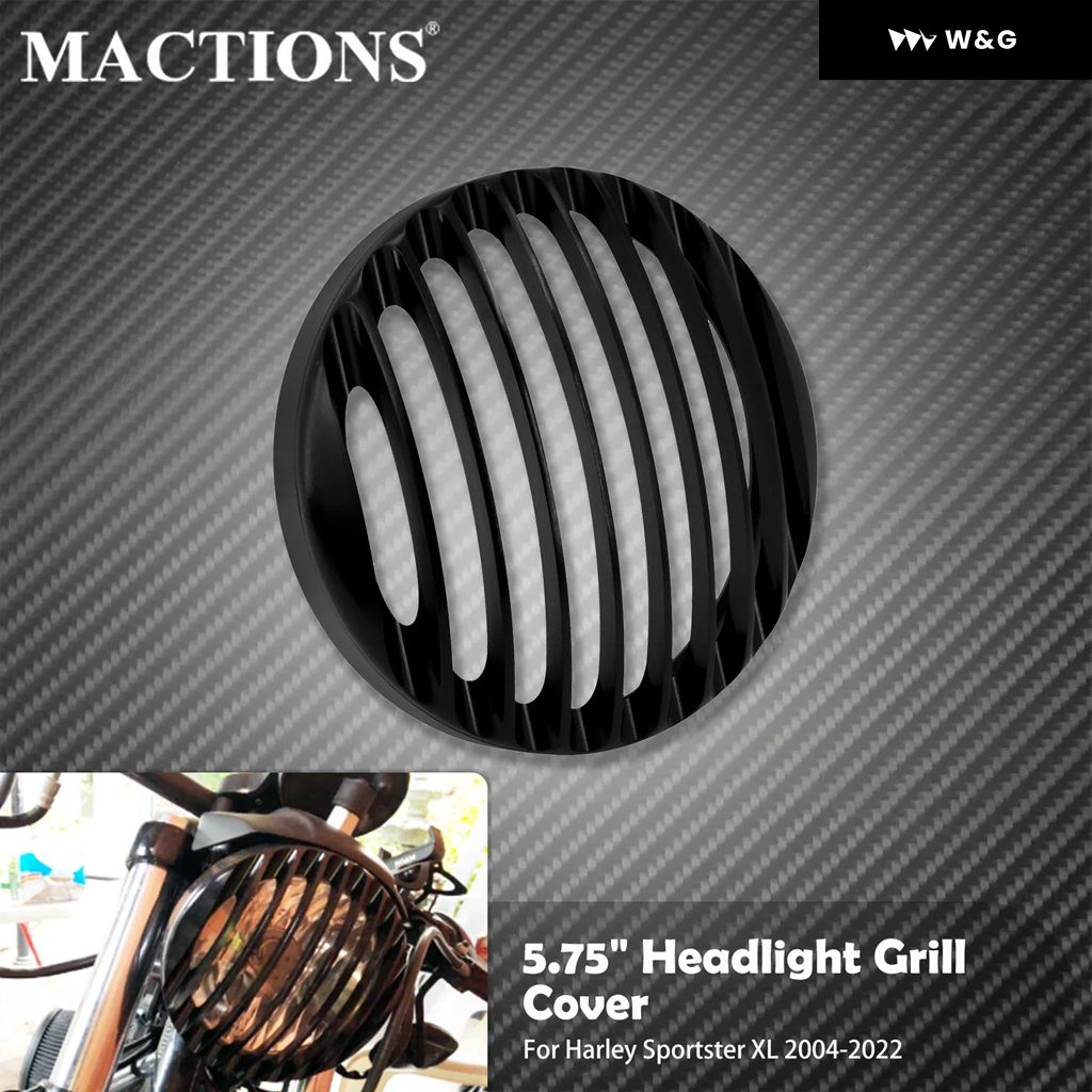 並行輸入品】 オートバイ バイク 5.75インチ ヘッドライト グリル