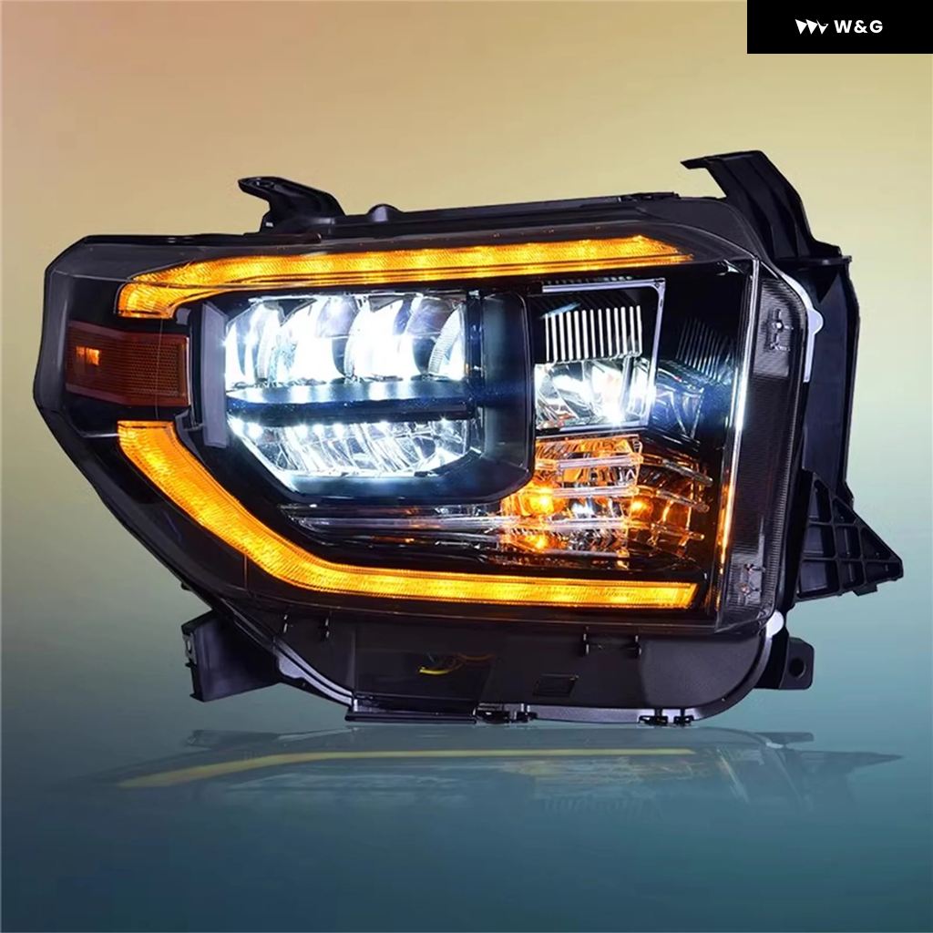 並行輸入品】 トヨタ タンドラ 15-19用 LEDヘッドライト ヘッドランプ