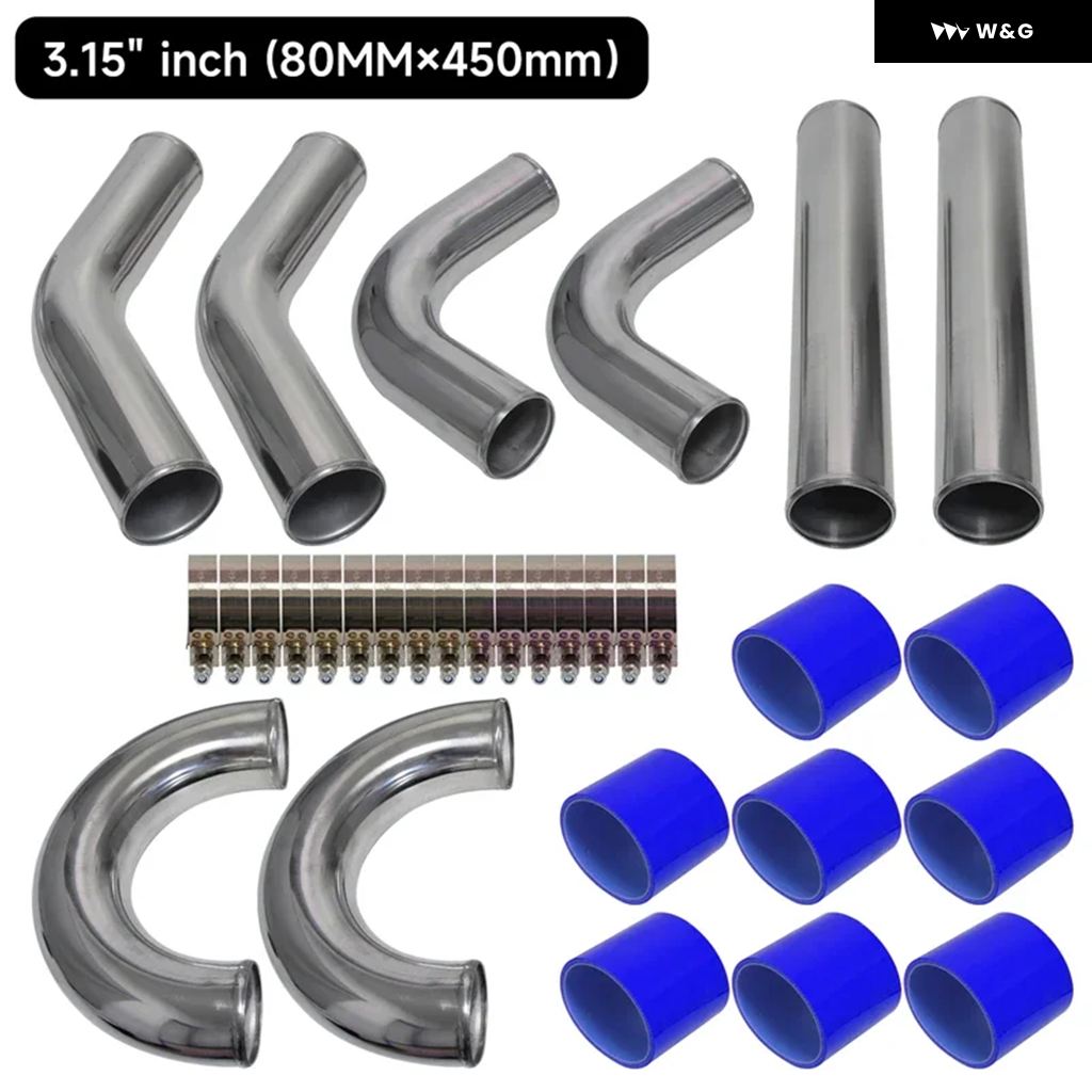 並行輸入品】 インタークーラー パイプ キット 3.15インチ 80MM 8個