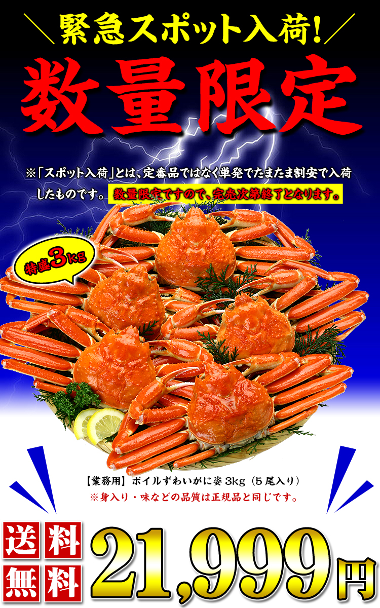 緊急スポット入荷