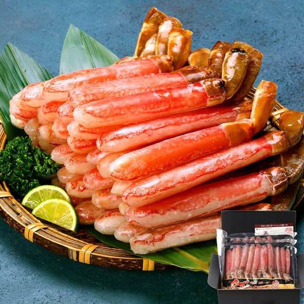 カニ かに ポーション お刺身OK 生ずわいがに プレミアム 太脚 ポーション 1kg/大型サイズ30本(500g×2袋) ポイント利用 爆買