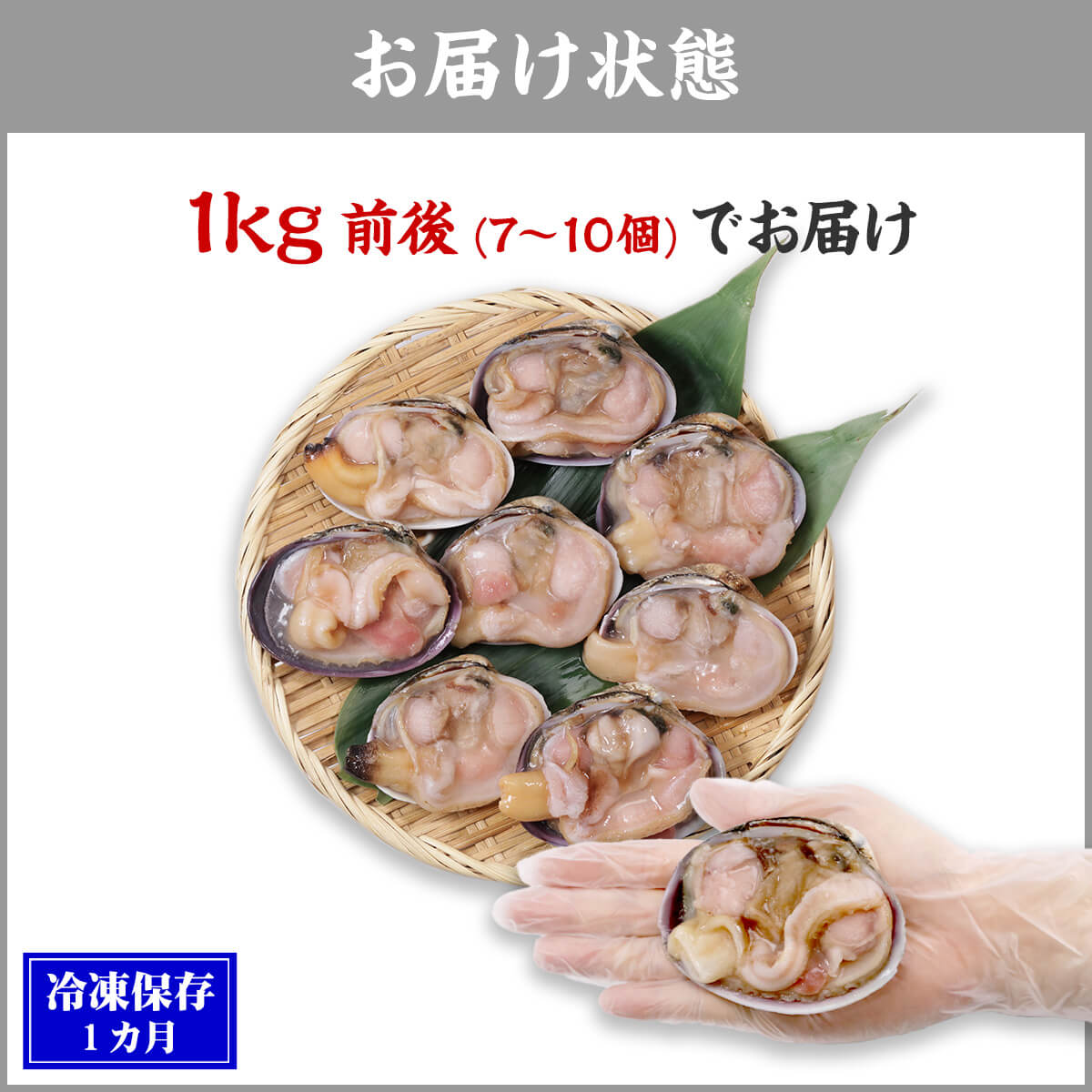 甲羅組 天然大あさり 片貝 1kg (7〜10個) 大あさり アサリ あさり 浅利