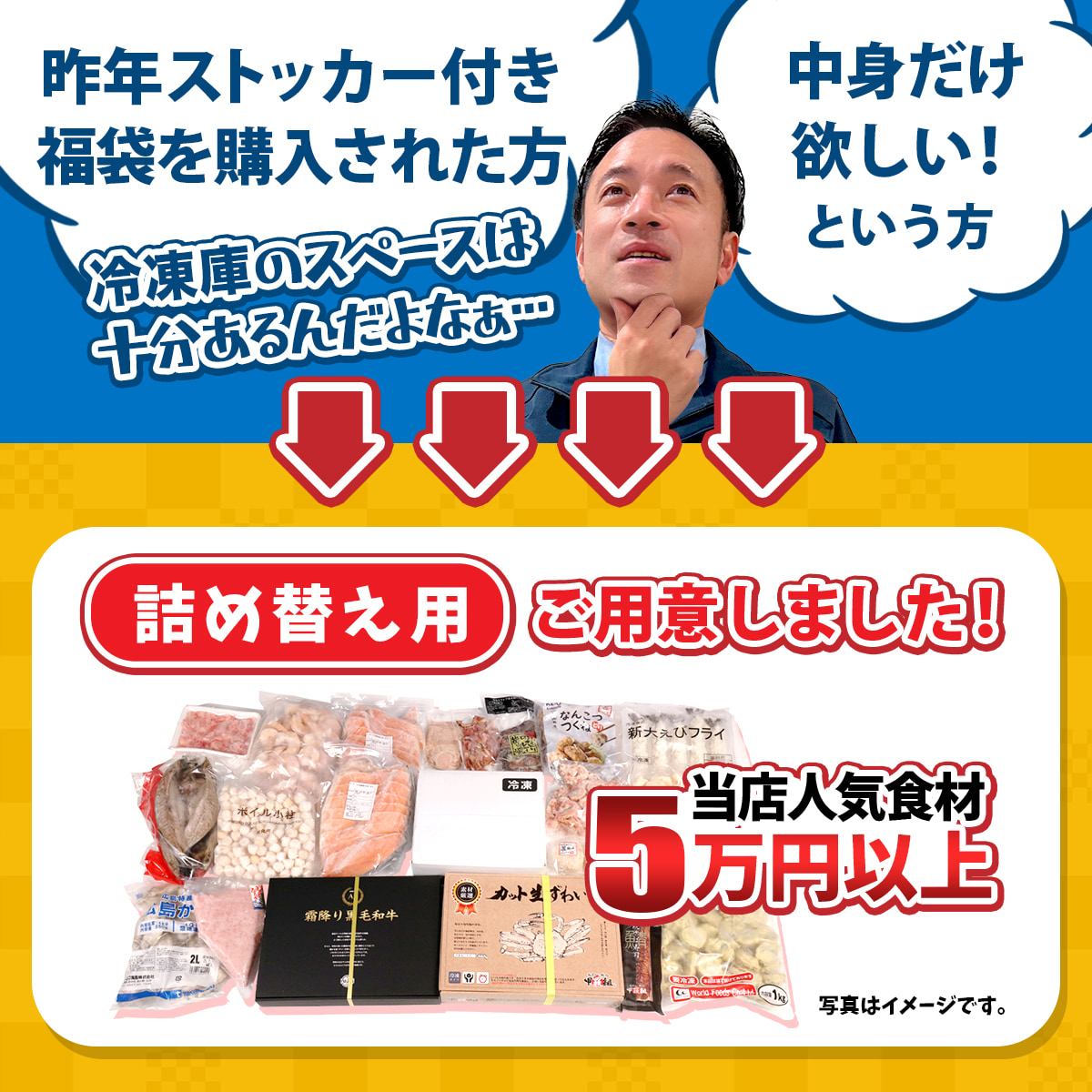 詰め替え用福袋