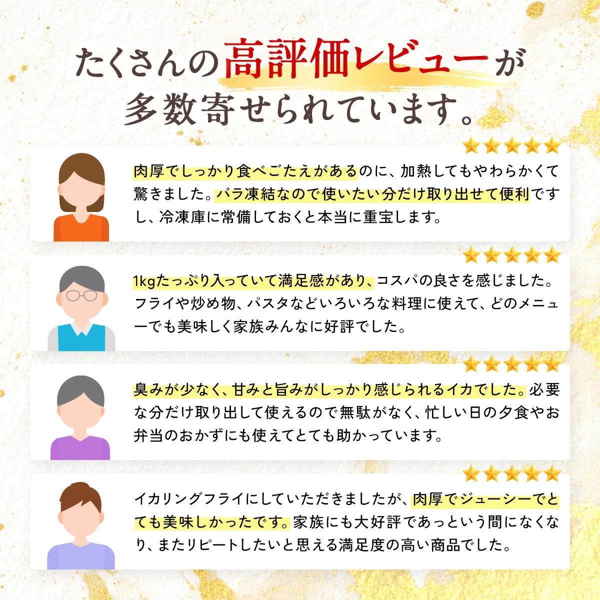 食べ応え抜群の肉厚いかリングカット業務用たっぷ...の詳細画像5