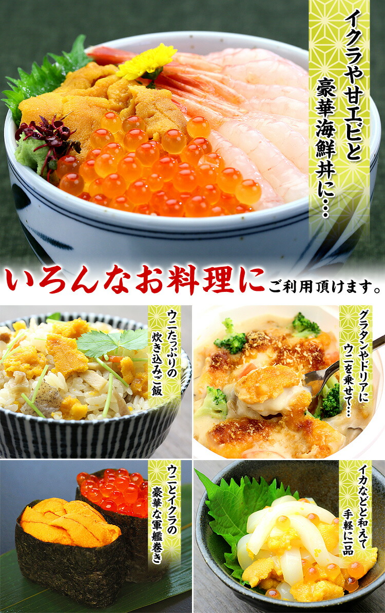 ミョウバン不使用の無添加ブランチ製法！ 無添加 天然うに 100g うに 雲丹 ウニ ポイント利用 | 甲羅組 | 11