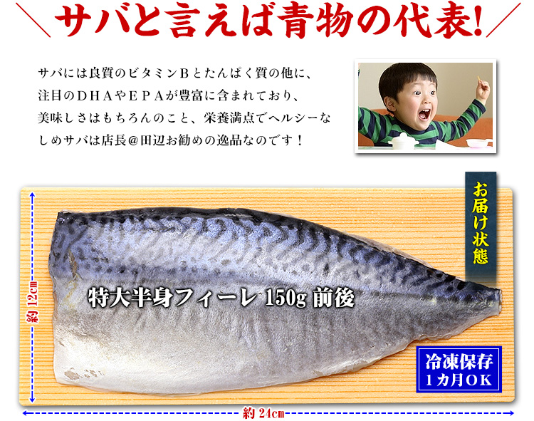 国産の霜降りトロしめ鯖（特大半身フィーレ150g前後×1枚） しめ鯖 シメ鯖 しめさば シメサバ しめサバ ポイント利用 |  | 01