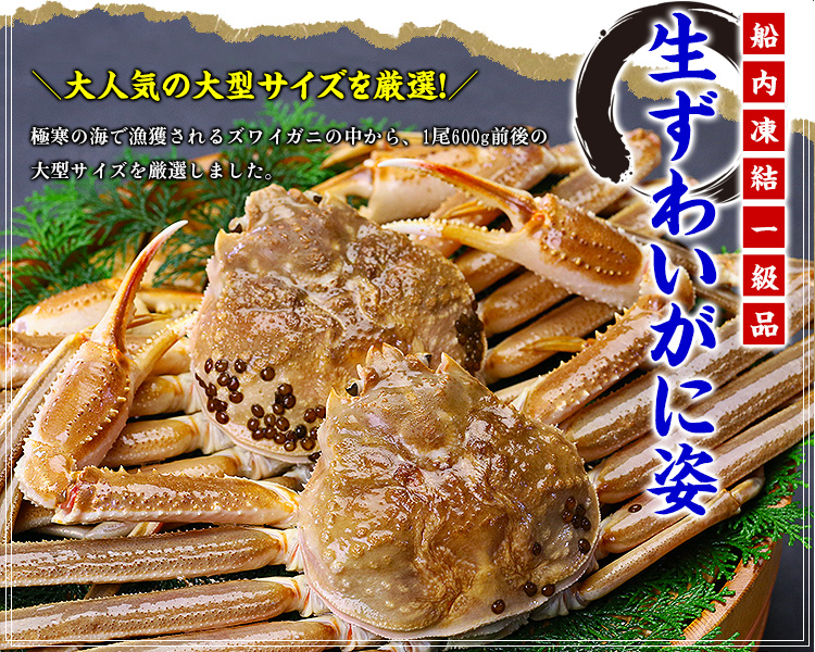 生ずわいがに姿