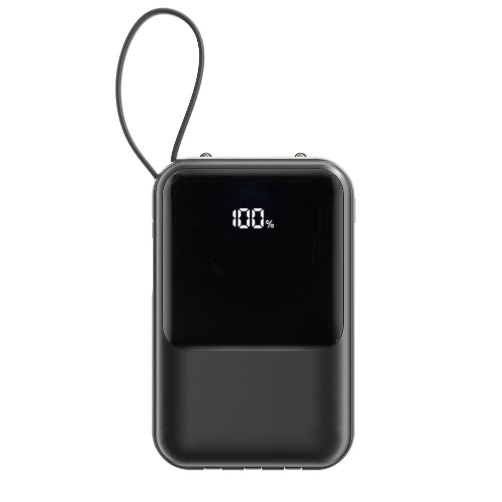 モバイルバッテリー 23600mAh PD22.5W 急速充電 4本ケーブル内蔵 軽量