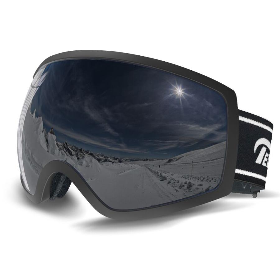 スノーゴーグル スキー スノーボード スポーツ用 W球面レンズ 耐衝撃