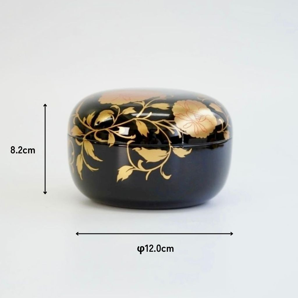 越前塗 華唐草ボンボニエール 日本製 小箱 小物入れ