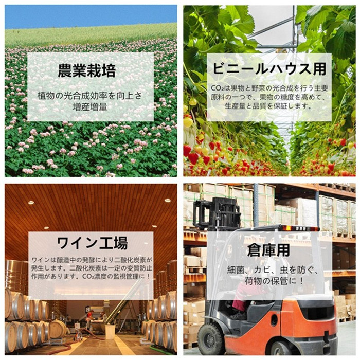 Usb充電コンパクトサイズ携帯便利二酸化炭素濃度co2測定器二酸化炭素計測器二酸化炭素 計空気質検知器co2モニター二温 湿度表示付き空気品質高精度多機能濃度測定リアルタイム監視 代購幫