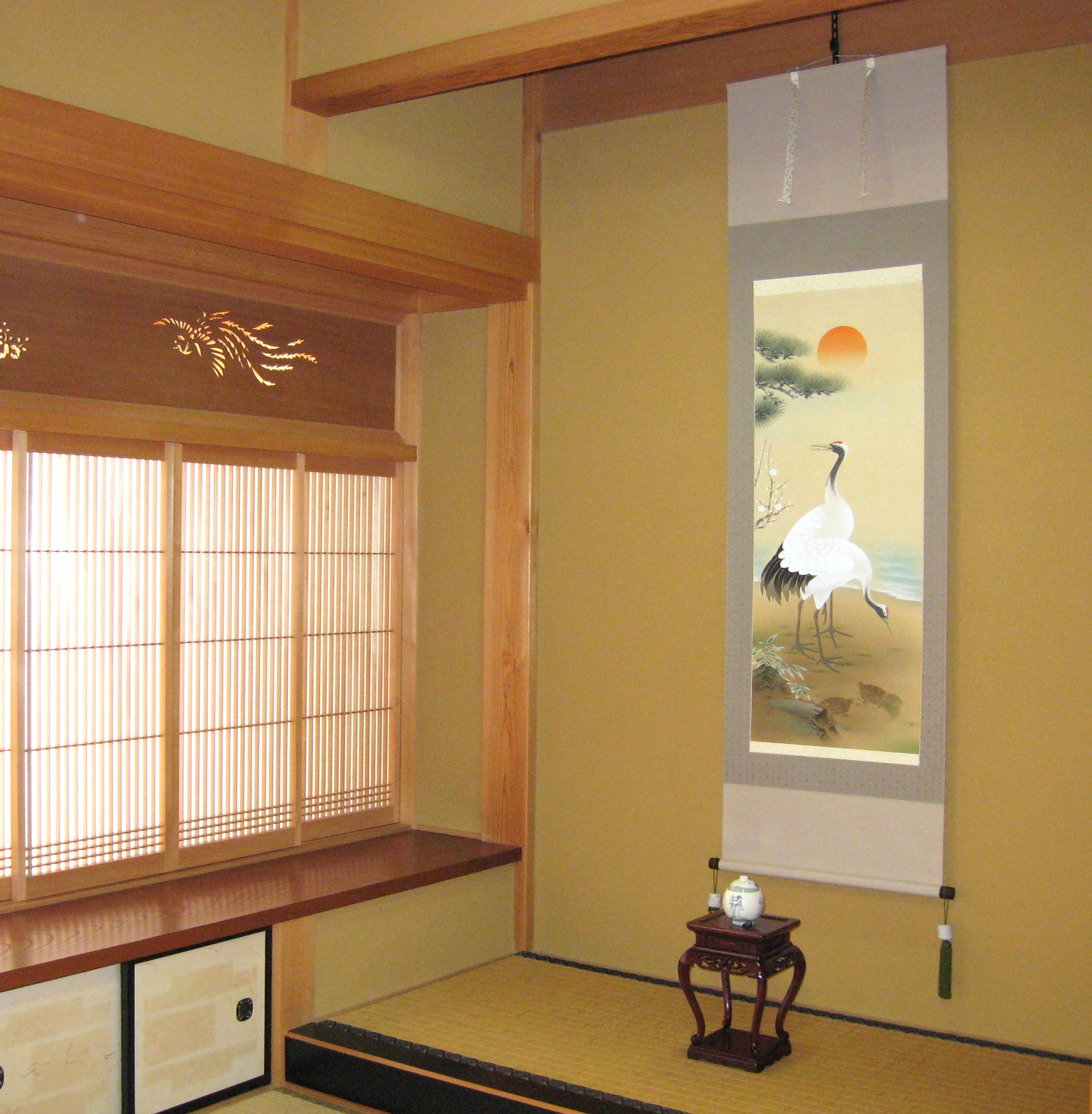掛け軸 掛軸 松竹梅鶴亀 小森藤月 (真作・新品) : 掛け軸の専門店 香遊
